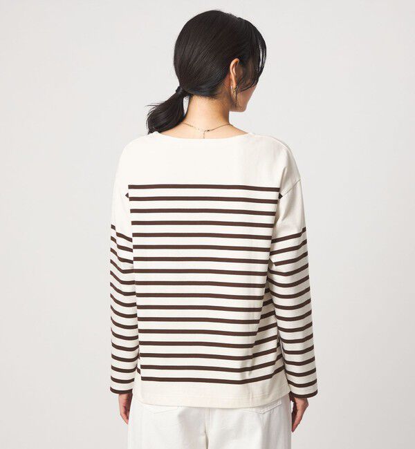 UNITED ARROWS green label relaxing「バスクボーダー ロングスリーブ プルオーバー カットソー」|Tシャツ・カットソー|