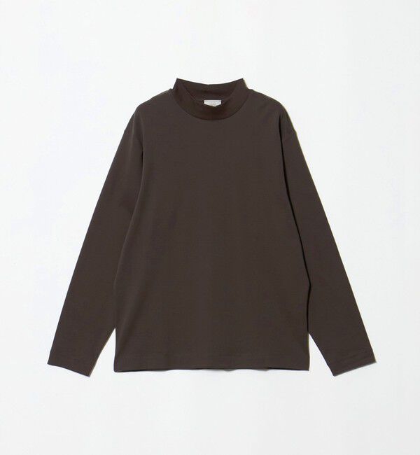 UNITED ARROWS green label relaxing「L/A ポンチ ブラッシュド モックネック カットソー」|Tシャツ・カットソー|DK.BROWN