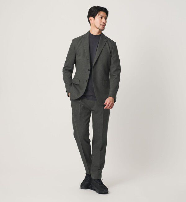 BEAUTY&YOUTH UNITED ARROWS「【WEB限定 WARDROBE SMART】LANATEC OX セットアップ/総裏ジャケット＆イージーパンツ」|スーツ|DK.GRAY