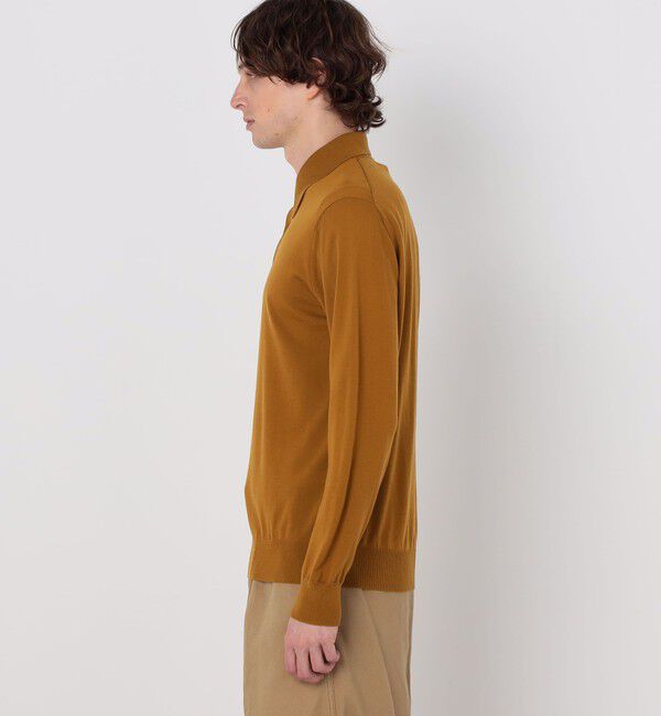 TOMORROWLAND MENS「TOMORROWLAND tricot スーパーファインメリノウール ニットポロ S-WOOL」|ポロシャツ|