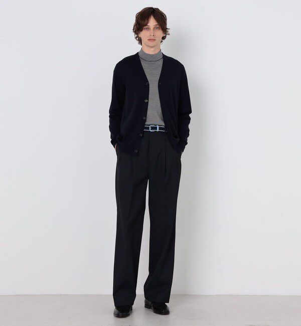 TOMORROWLAND MENS「TOMORROWLAND tricot スーパーファインメリノウール Vネックカーディガン S-WOOL」|カーディガン|