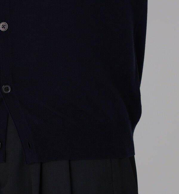 TOMORROWLAND MENS「TOMORROWLAND tricot スーパーファインメリノウール Vネックカーディガン S-WOOL」|カーディガン|