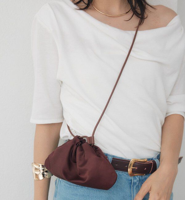  「gather mini bag」|クラッチバッグ|