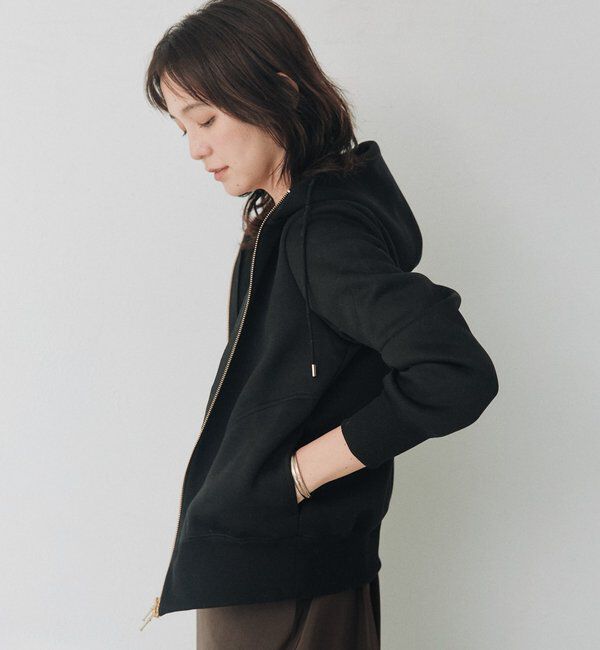  「【WEB限定】スポンジダンボールZIPパーカーカットソー」|パーカー|