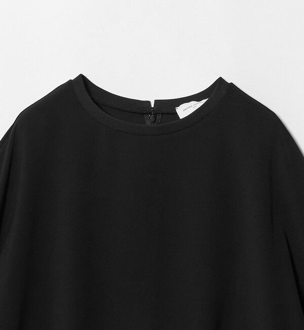 UNITED ARROWS「COMFY ７分袖 プルオーバー ブラウス ‐ウォッシャブル 防汚 UVカット‐」|シャツ・ブラウス|