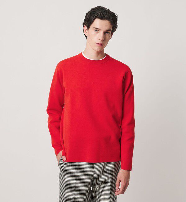 UNITED ARROWS「フォーシーズンズ ミラノリブ クルーネック ニット」|ニット・セーター|