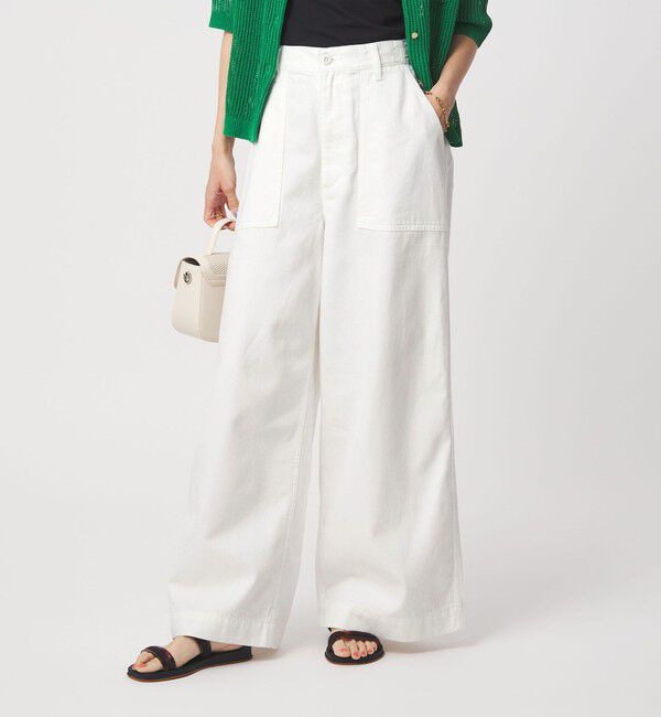 UNITED ARROWS green label relaxing「＜スタイリスト兵藤千尋さんコラボ＞ベイカー ライト デニム」|デニム|