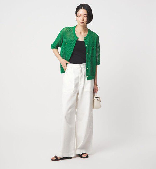 UNITED ARROWS green label relaxing「＜スタイリスト兵藤千尋さんコラボ＞ベイカー ライト デニム」|デニム|