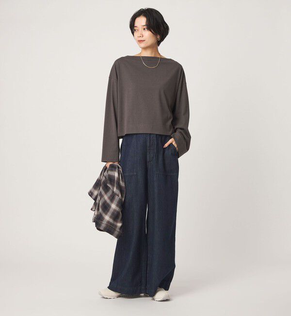 UNITED ARROWS green label relaxing「＜スタイリスト兵藤千尋さんコラボ＞ベイカー ライト デニム」|デニム|