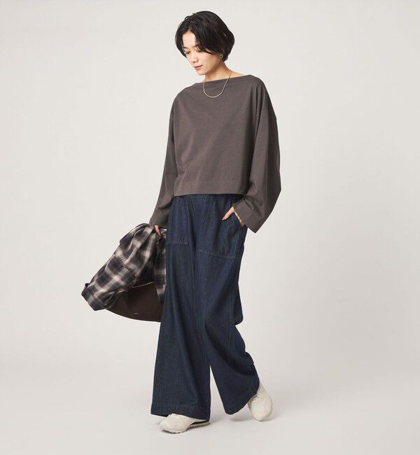 UNITED ARROWS green label relaxing「＜スタイリスト兵藤千尋さんコラボ＞ベイカー ライト デニム」|デニム|