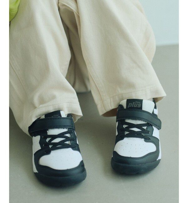 UNITED ARROWS green label relaxing「【別注】＜IFME＞ バイカラー スニーカー / キッズ 17cm-19cm」|スニーカー|BLACK