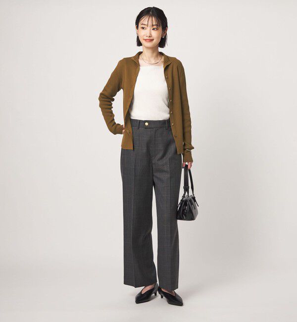 UNITED ARROWS green label relaxing「＜1_OF MINE＞2WAYネック ニット カーディガン マシンウォッシャブル」|カーディガン|