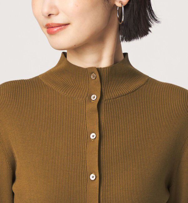 UNITED ARROWS green label relaxing「＜1_OF MINE＞2WAYネック ニット カーディガン マシンウォッシャブル」|カーディガン|