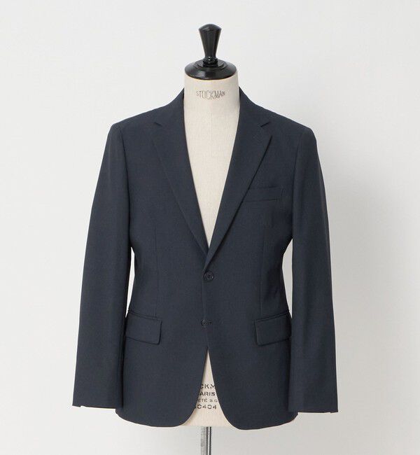 UNITED ARROWS green label relaxing「A+ ポリエステル シャークスキン 2B スタンダード セットアップ ジャケット -ストレッチ-」|テーラードジャケット|