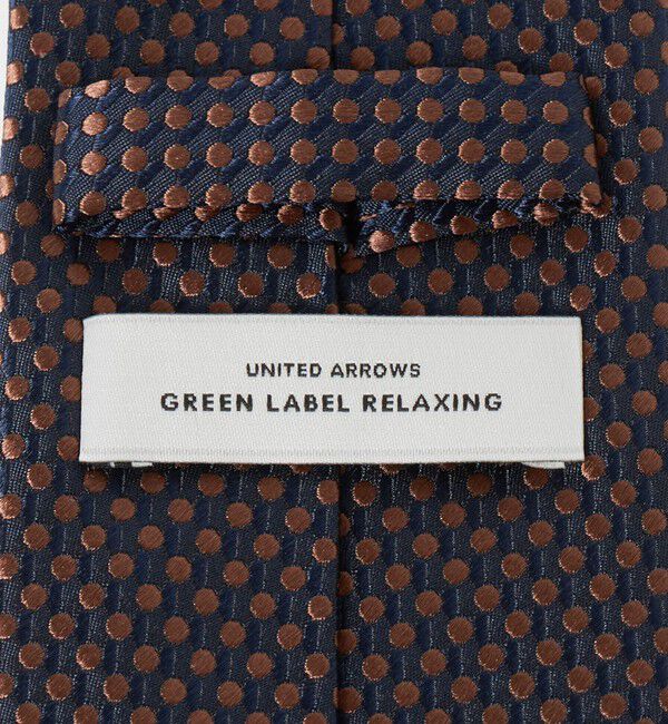 UNITED ARROWS green label relaxing「GLR シルク3 8.0cm ドット ネクタイ」|ネクタイ・蝶ネクタイ|