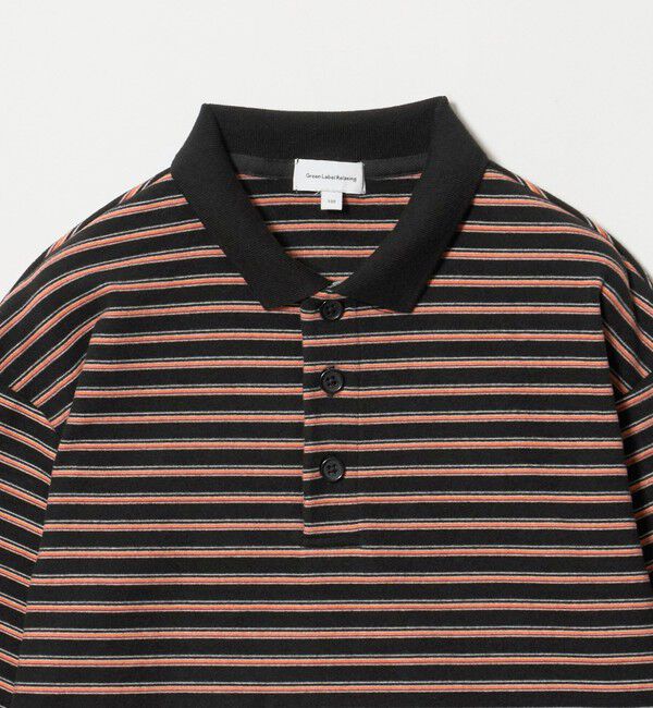 UNITED ARROWS green label relaxing「起毛フライス ボーダー 襟付き ロングスリーブ / キッズ 100cm-160cm」|Tシャツ・カットソー|