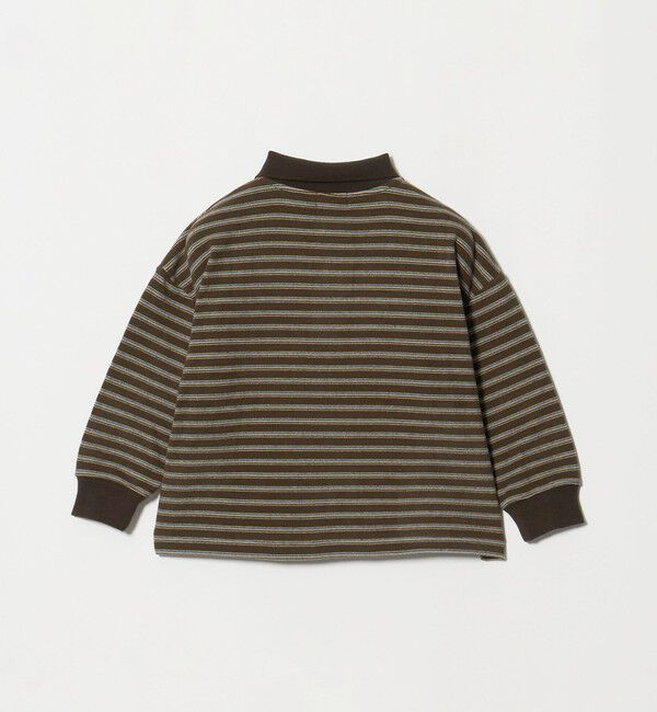 UNITED ARROWS green label relaxing「起毛フライス ボーダー 襟付き ロングスリーブ / キッズ 100cm-160cm」|Tシャツ・カットソー|