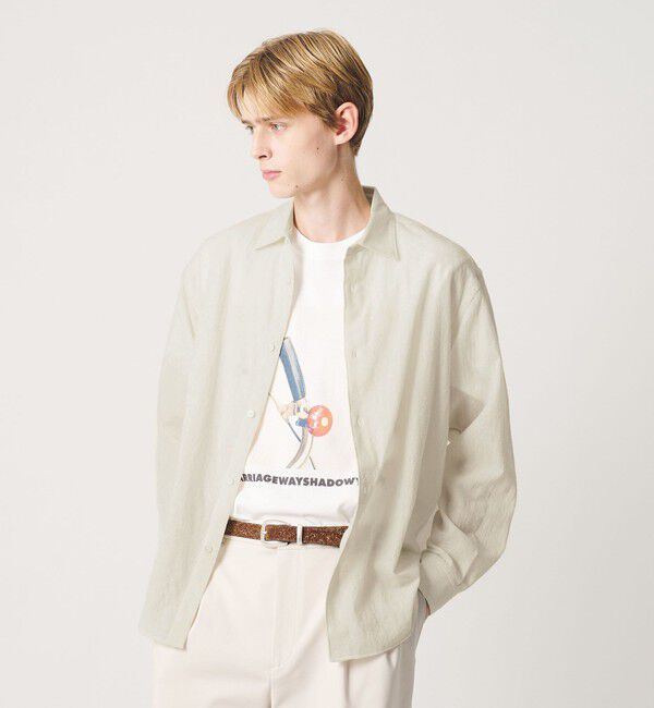 BEAUTY&YOUTH UNITED ARROWS「ウール ガーゼ レギュラー シャツ GRANDE TAPERD型」|シャツ・ブラウス|
