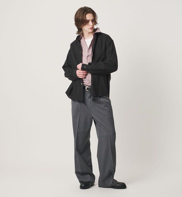 BEAUTY&YOUTH UNITED ARROWS「ウール ガーゼ レギュラー シャツ GRANDE TAPERD型」|シャツ・ブラウス|