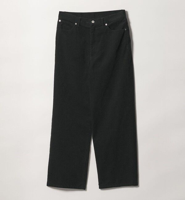 STEVEN ALAN「＜Steven Alan＞ 13W コーデュロイ 5P バギー ストレート パンツ」|その他|BLACK