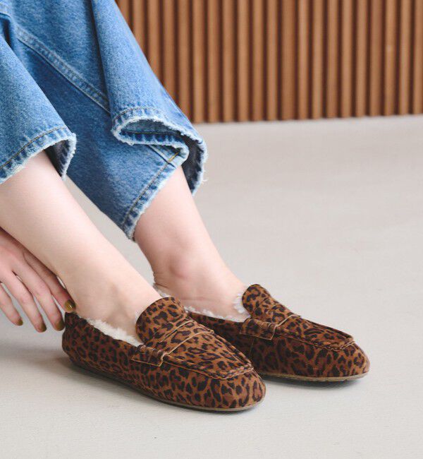 BEAUTY&YOUTH UNITED ARROWS「【別注】＜EMU Australia＞KIRRA NEST レオパード モカシン」|モカシン|