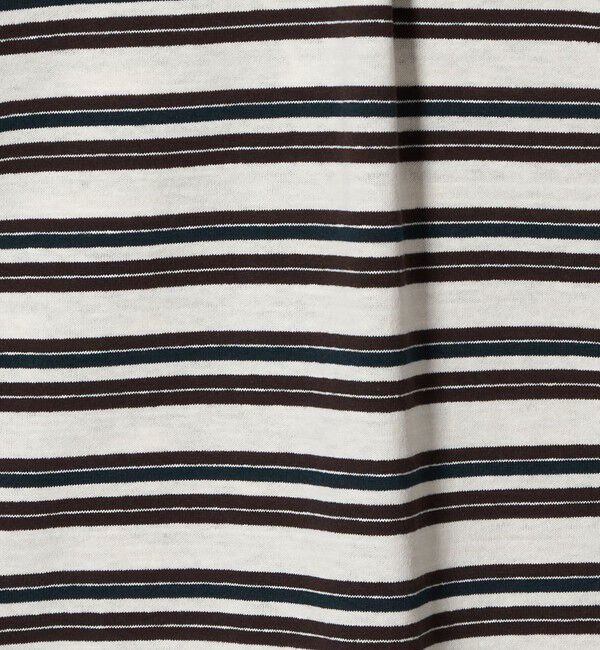 BEAUTY&YOUTH UNITED ARROWS「ラフィー マルチ ボーダー クルーネック カットソー」|Tシャツ・カットソー|