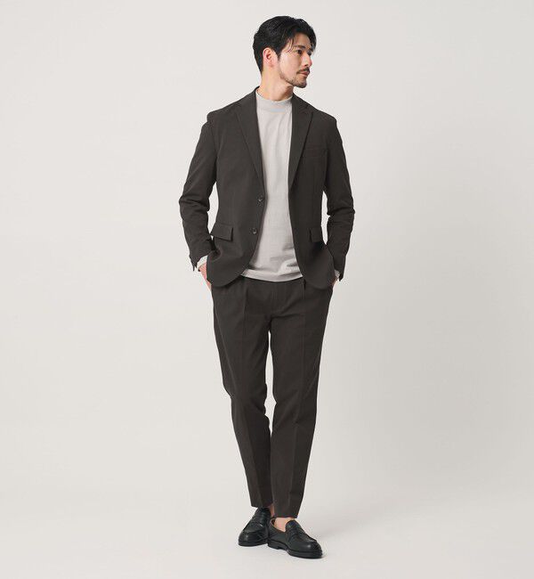 BEAUTY&YOUTH UNITED ARROWS「【WEB限定 WARDROBE SMART】ポリエステルカルゼジャージ  セットアップ/ジャケット＆イージーパンツ」|スーツ|