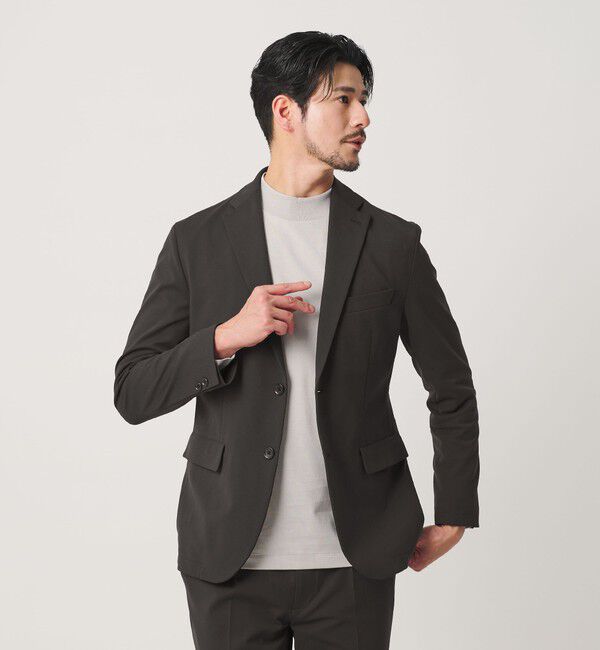 BEAUTY&YOUTH UNITED ARROWS「【WEB限定 WARDROBE SMART】ポリエステルカルゼジャージ  セットアップ/ジャケット＆イージーパンツ」|スーツ|