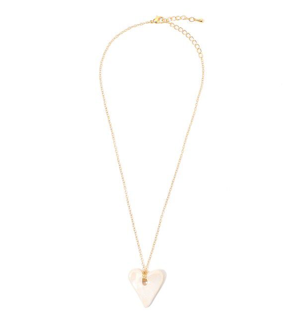 TOMORROWLAND GOODS「【別注】LEVENS HEART PENDANT ネックレス」|ネックレス|11 ホワイト