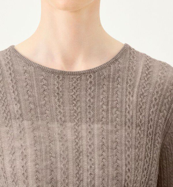 Ballsey「ミニスパンコール クルーネックプルオーバー」|ニット・セーター|