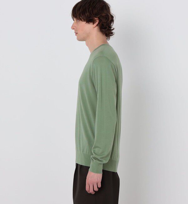 TOMORROWLAND MENS「TOMORROWLAND tricot スーパーファインメリノウール クルーネックニット S-WOOL」|ニット・セーター|