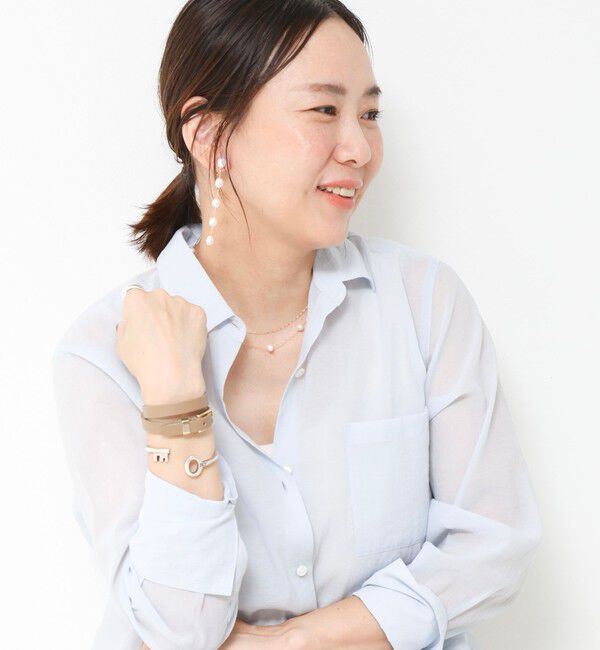 grace grace「【松葉(yuki_nol)別注】【grace grace/グラスグラス】スキップ淡水パールイヤリング」|イヤリング|