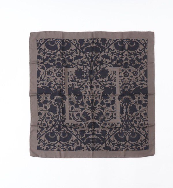 NOLLEY'S sophi「【AENEIS/エイネス】 MUR FLORAL SILK SCARF 90」|ストール|グリーン系3