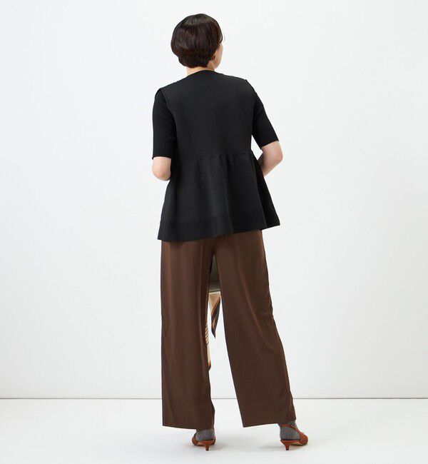 NOLLEY'S「ウォッシャブルシャンブレーツイルワイドパンツ」|その他|