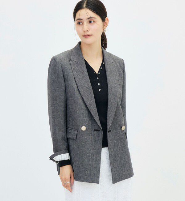 NOLLEY'S sophi「《セットアップ対応》シャークダブルジャケット」|テーラードジャケット|