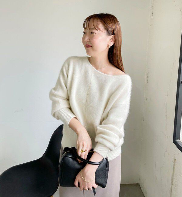 NOLLEY'S sophi「ウール混へアリー2WAYプルオーバー」|ニット・セーター|