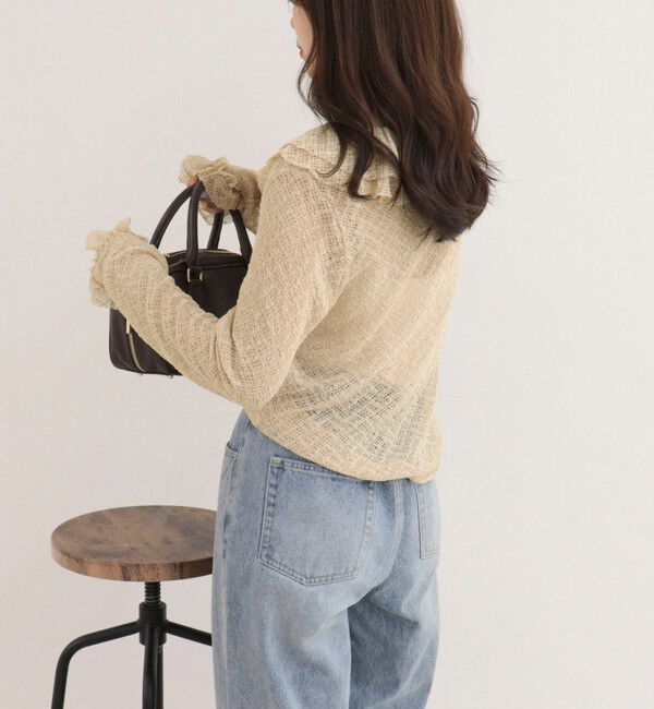 fredy emue「レースラッフルロンＴシャツ」|Tシャツ・カットソー|