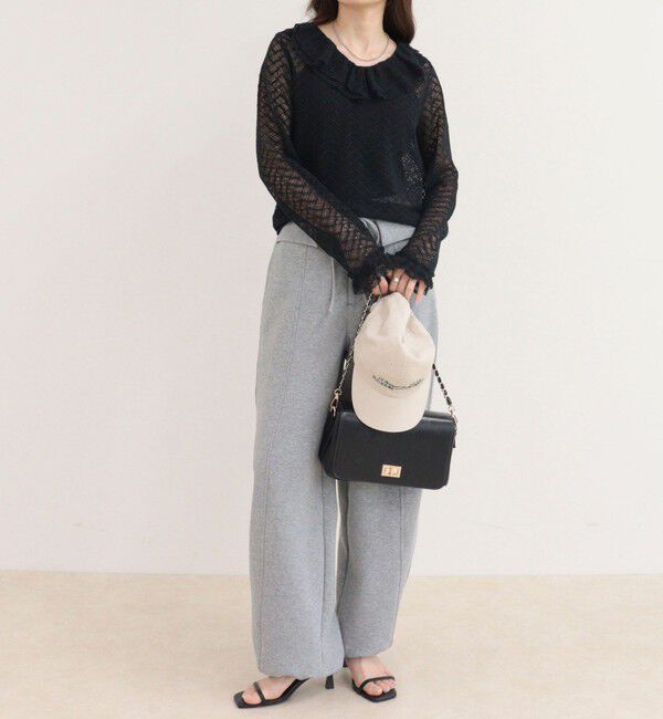 fredy emue「レースラッフルロンＴシャツ」|Tシャツ・カットソー|