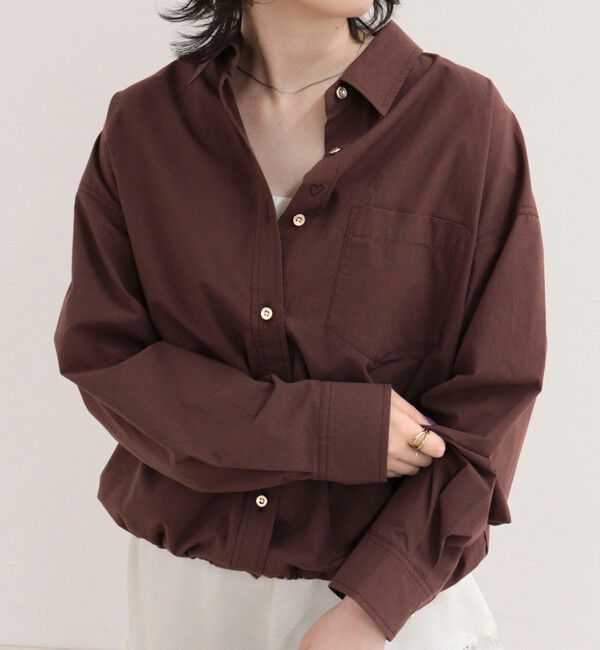fredy emue「汗染み軽減加工シャツブルゾン」|シャツ・ブラウス|