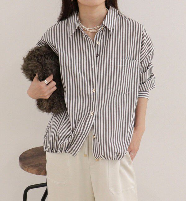fredy emue「汗染み軽減加工シャツブルゾン」|シャツ・ブラウス|