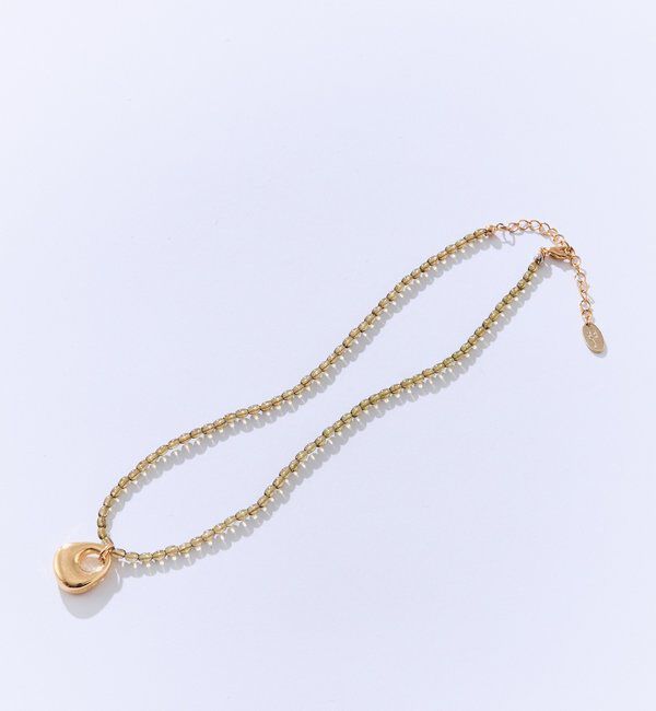  「【首元を華やかに】ビーズ&times;モチーフネックレス」|ネックレス|