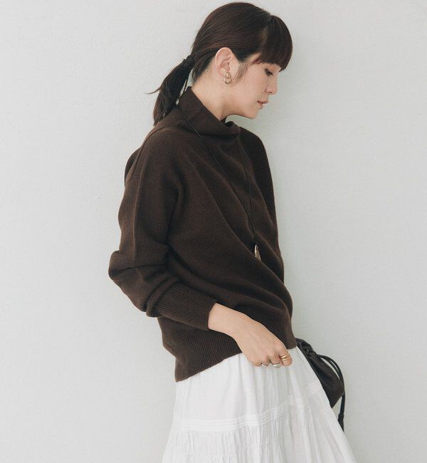 「ウール100NEWボトルネックニット」|ニット・セーター|