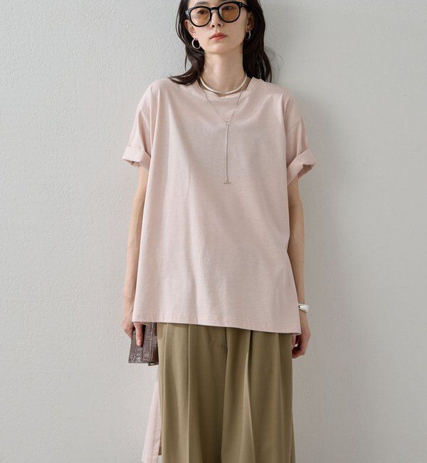  「【HERITANOVUM】ロングテールTシャツ」|Tシャツ・カットソー|