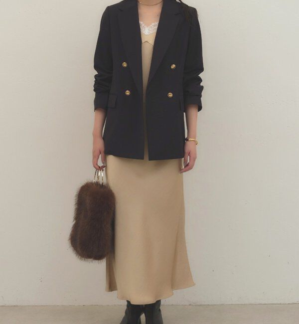  「《幅広いシーンで活躍》レースキャミワンピース」|ワンピース|