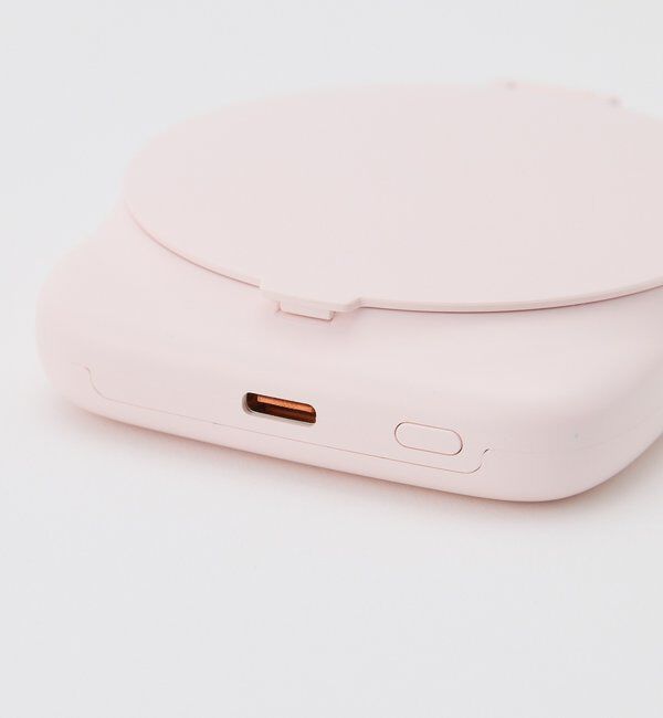  「【3COINSコラボ】コンパクトミラー付きモバイルバッテリー」|その他|