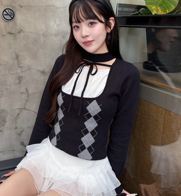  「【SMサイズ展開】ティアードミニスカート/セットアップ可能」|スカート|