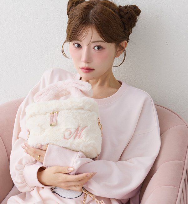  「【おしゃれキャット】フェイクファーバニティーバッグ」|その他|