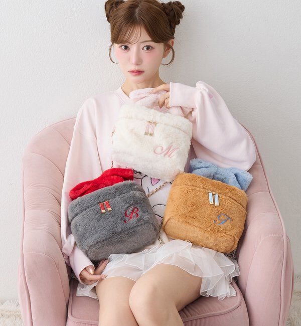  「【おしゃれキャット】フェイクファーバニティーバッグ」|その他|