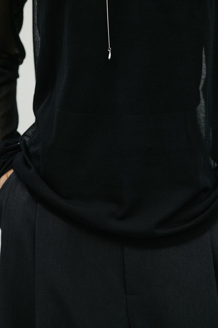 STYLEMIXER「シアースキンニットトップ」|ニット・セーター|