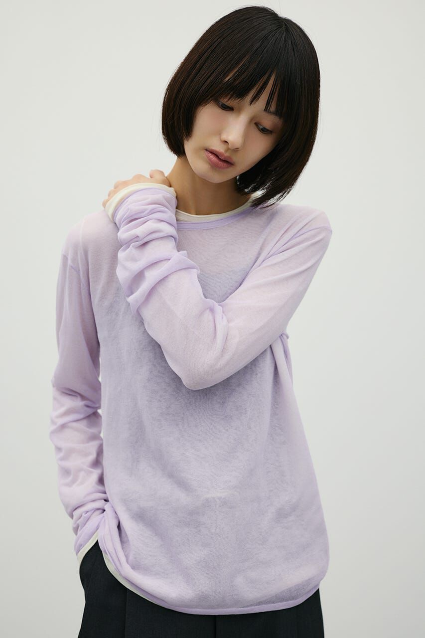 STYLEMIXER「シアースキンニットトップ」|ニット・セーター|